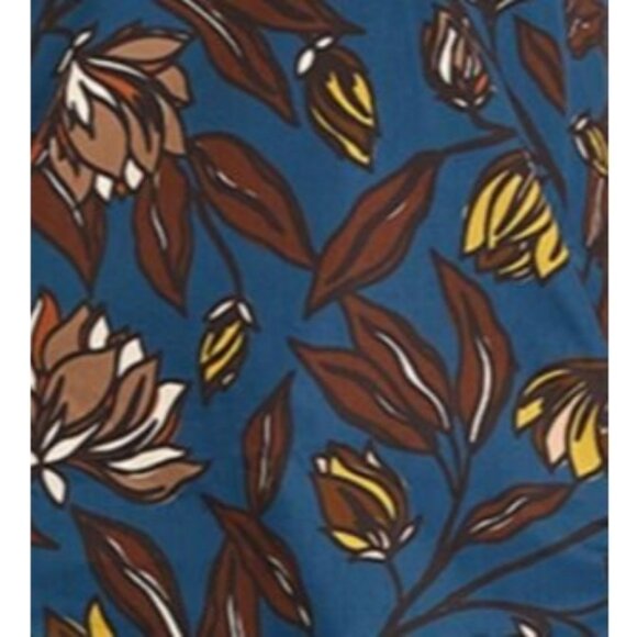 NWT 'S MAX MARA US 2 IT 36 Floral Print Poptop 100% Cotton Poplin Sleeveless Top - Picture 3 of 7